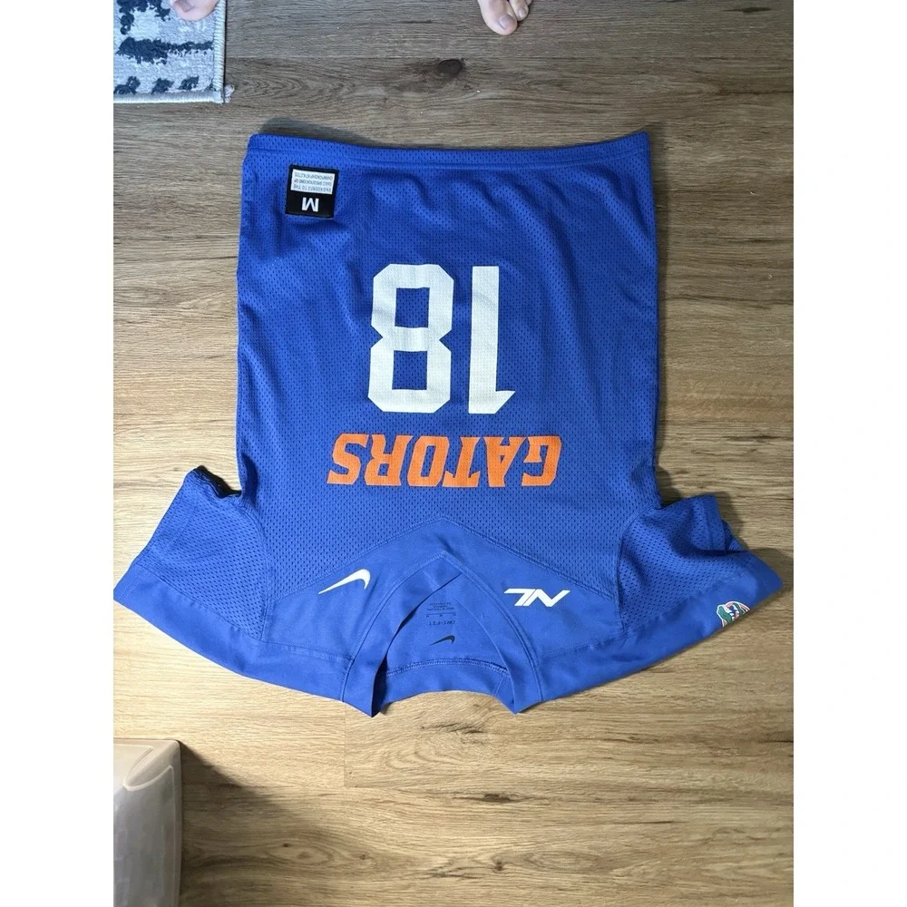 Nike Florida Gators #18 Thomas-Hoffman Dri-Fit Mesh Football Jersey